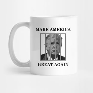 Trump Behind Bars Mug